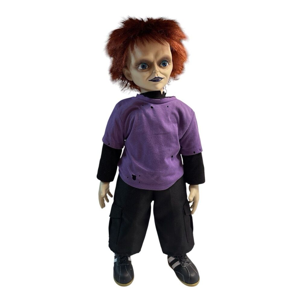Glen Doll Seed of Chucky Spirit 24" Collectible Figure Purple Shirt Black Pants